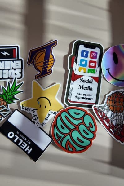 Cool vibes sticker set