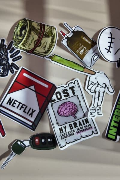 Ganja sticker set