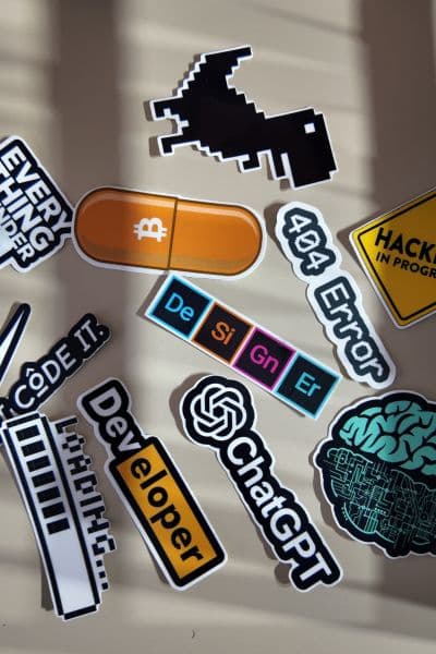 Tech guy sticker set