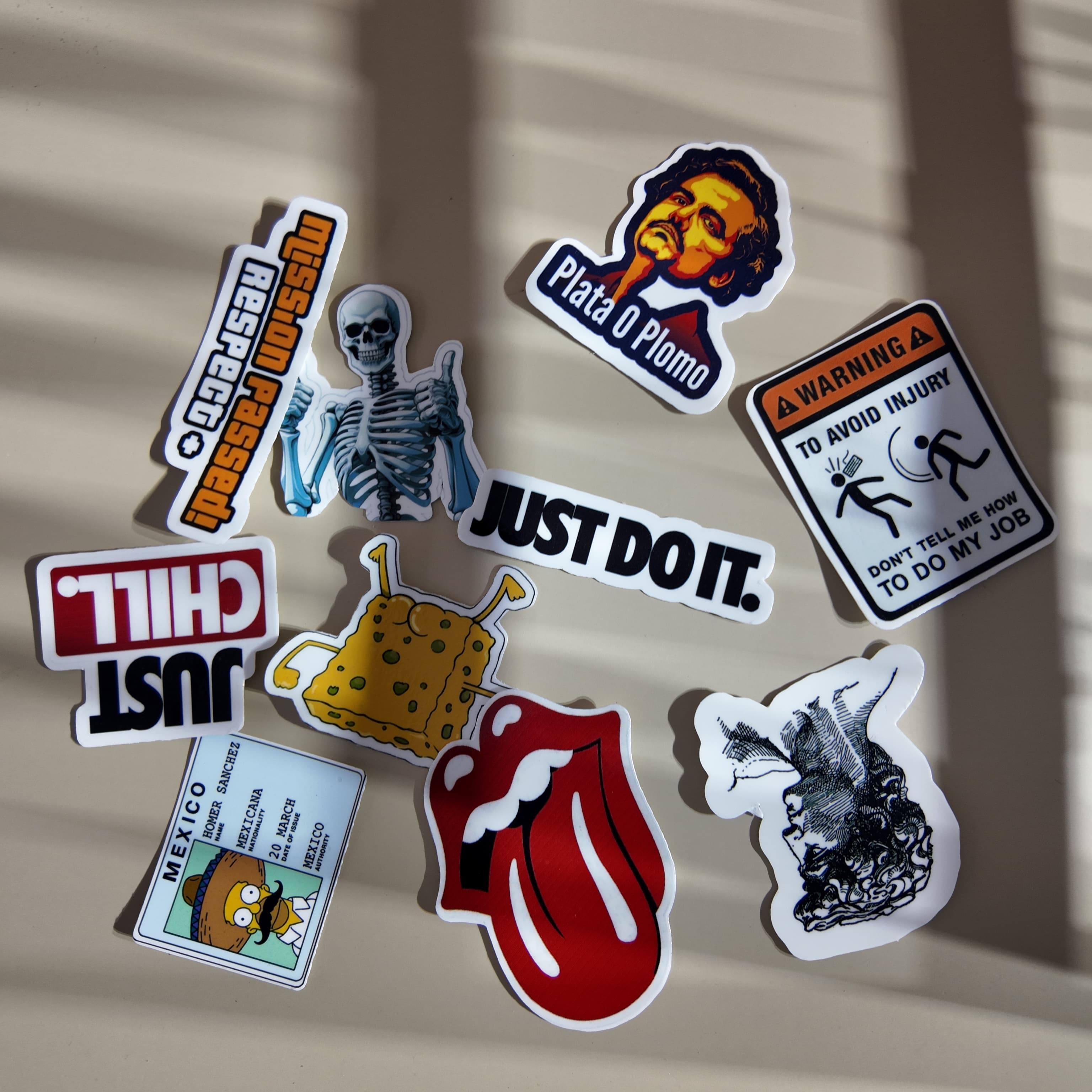 Retro 2 sticker set